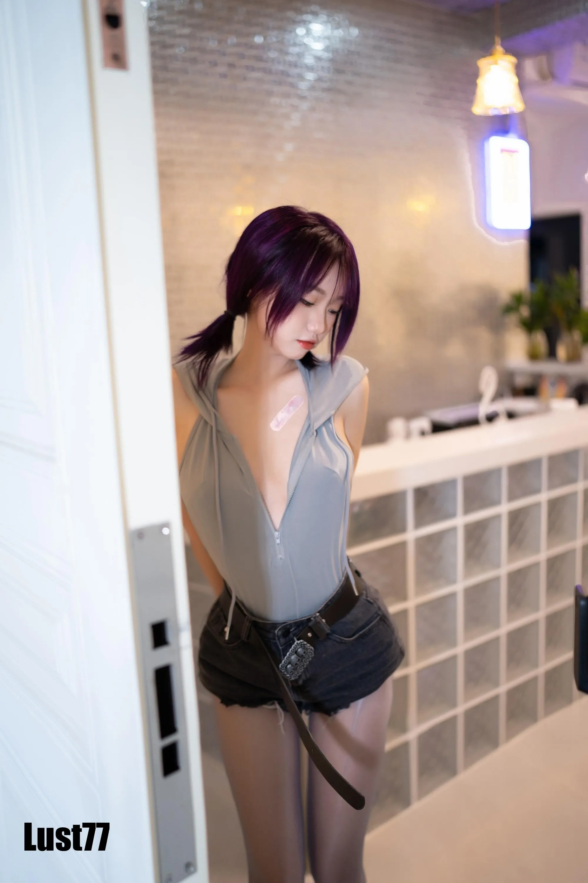 柒柒要乖额 – NO.050 小灰兔 [71P]插图